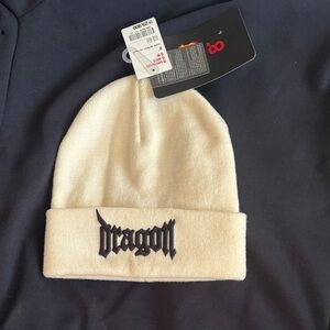 Cream Beanie Hat